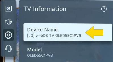 How to Rename New LG Smart TV